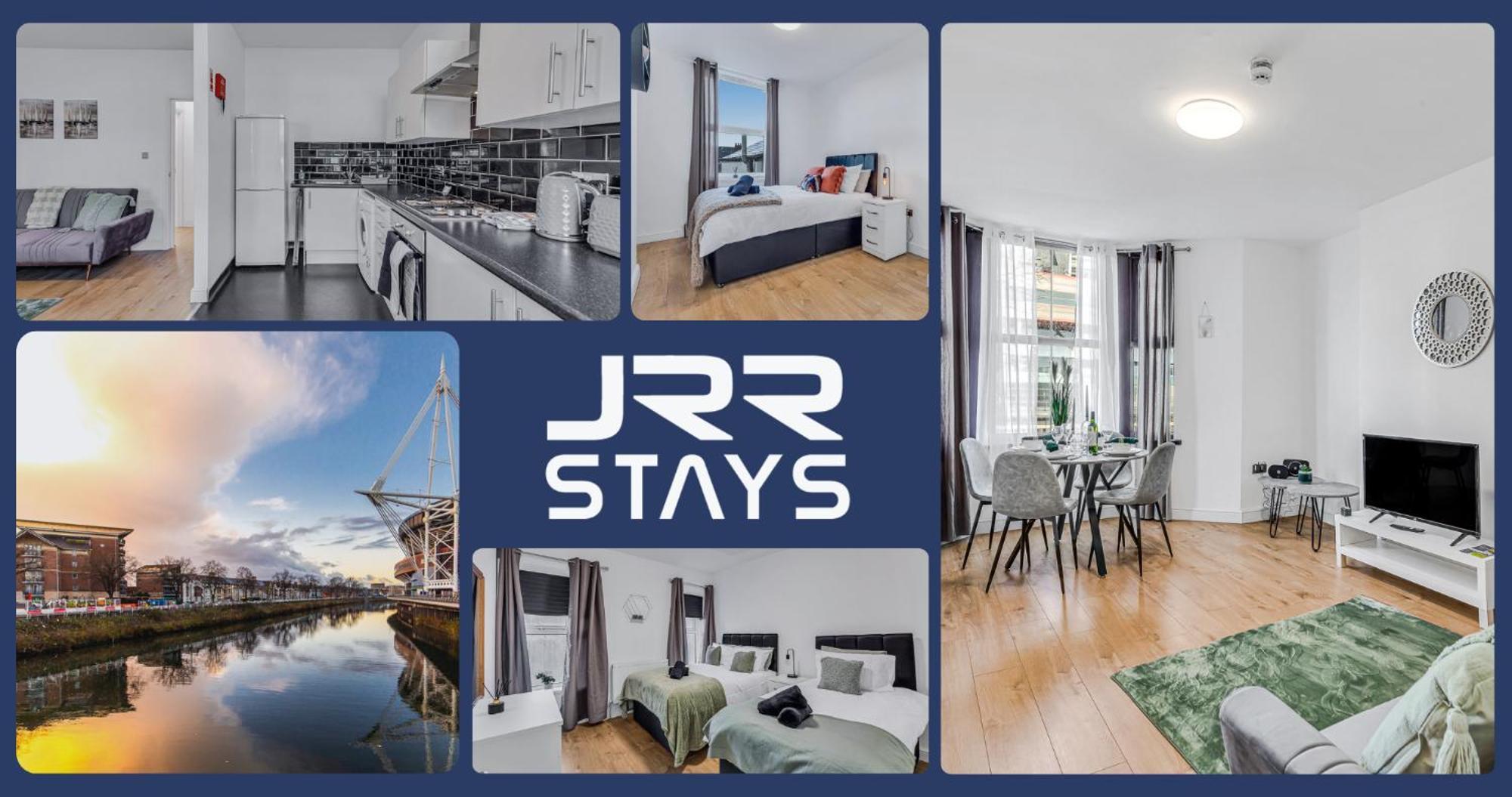 Cardiff Stylish 2 Bedroom Sleeps 6 Wi-Fi - Jrr Stays Eksteriør billede